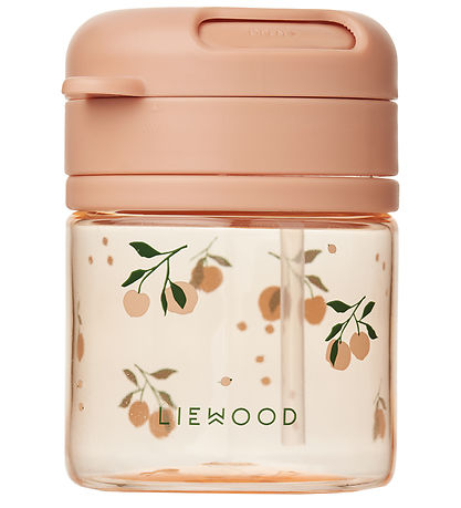 Liewood Mugg m. Sugrör - Pavia - 280 ml - Peach/Sea Shell