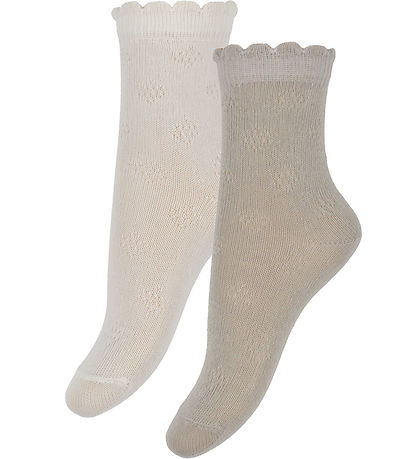 Minymo Socks - 5-Pack - Shell w. Pointelle