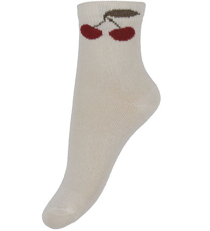 Minymo Socks - 2-Pack - Shell w. Cherries