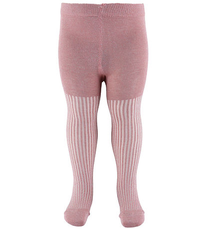 Minymo Strumpfhosen - 2er-Pack - Ash Rose m. Glitzer