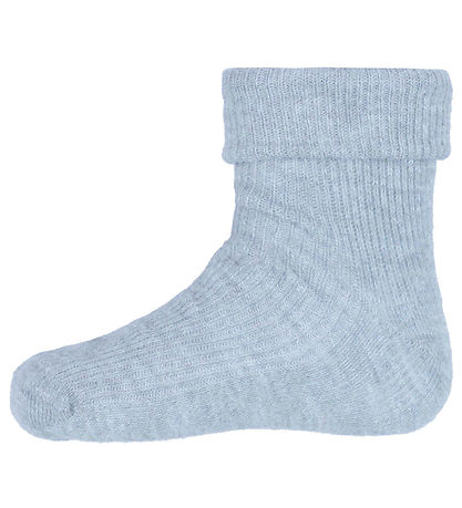 Minymo Socken - 2er-Pack - Rib - Winter Sky