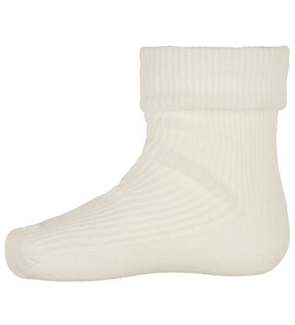 Minymo Socken - 2er-Pack - Rib - Light Taupe