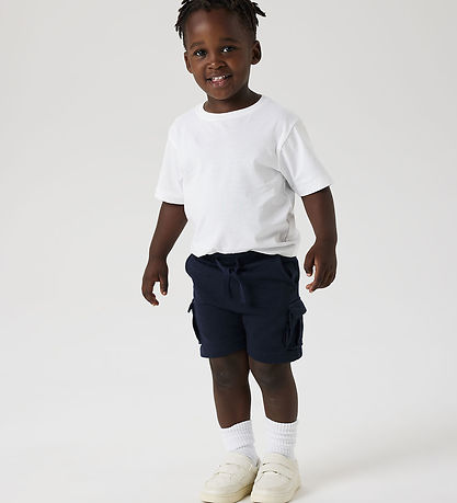Shorts en Molleton Name It - Noos - NmmOli - Dark Sapphire