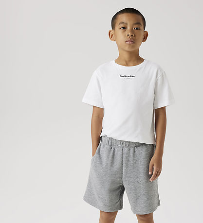 Name It Sweat Shorts - Noos - NknCyber ​​- Grey Melange