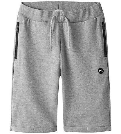Shorts en Molleton Name It - Non - NkmVimo - Grey Melange