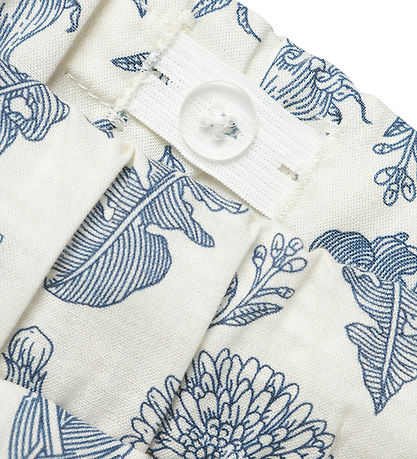 LMTD Shorts - NlnHeina - White Alyssum/Sargasso Sea