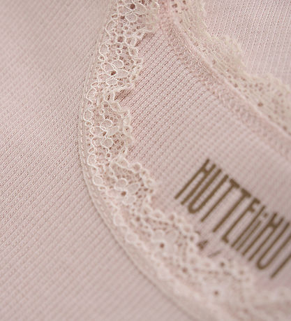Huttelihut Stuttermabolur - Rib - Sepia Rose