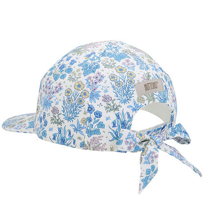 Huttelihut Cap - Soft Chambray w. Flowers