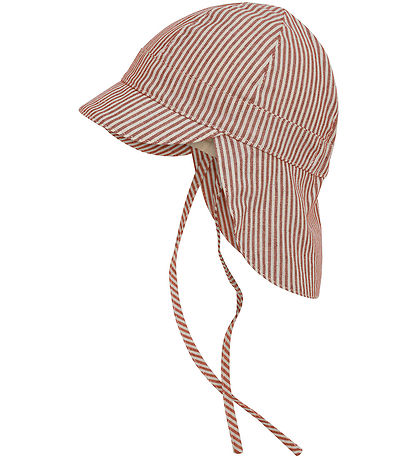 Huttelihut Sólhattur - Stripe - írska Cream