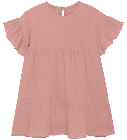 Huttelihut Kleid - Musselin - Ash Rose