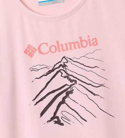 Columbia Stuttermabolur - Tech Trail™ - Satin Bleikt Heather