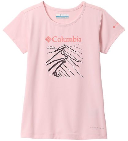 Columbia Stuttermabolur - Tech Trail™ - Satin Bleikt Heather
