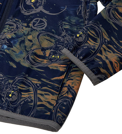 LEGO® Ninjago Softshell Jacket - LWSaku 200 - Dark Navy w. Print