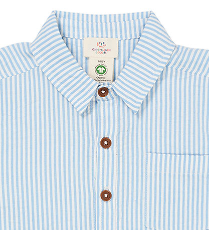 Copenhagen Colors Skyrta - Sky Blue V. Cream Stripe