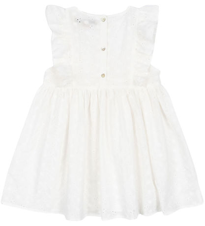 Konges Sløjd Kjóll - Lacey - Optic White
