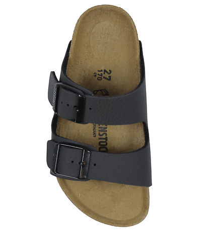 Birkenstock Sandalar - Arizona Kids BF - Black/Ultra Blue