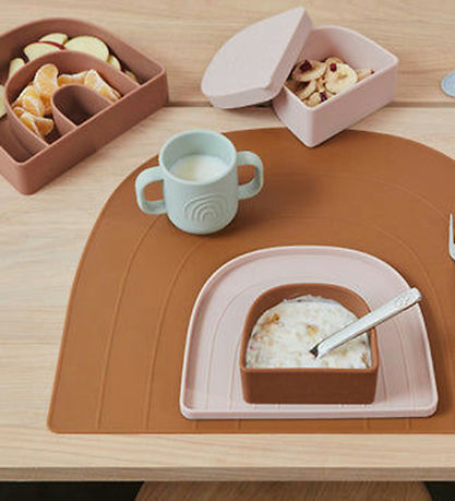 OYOY Becher - Silikon - 2er-Pack - Kappu - Clay/Pale Mist