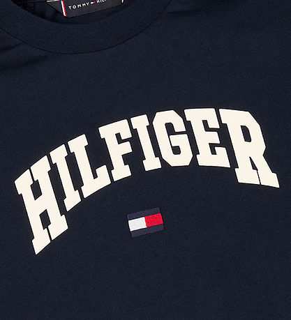 Tommy Hilfiger T-paita - Varsity - Dark Yö Laivastonsininen