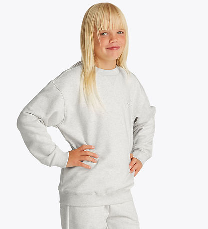 Tommy Hilfiger Sweatshirt - Timeless - Snow White Heather