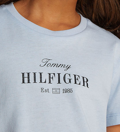 Tommy Hilfiger T-shirt - Script - Breezy Blue