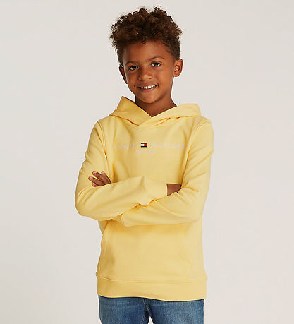 Tommy Hilfiger Hoodie - Corp Logo - Citronella
