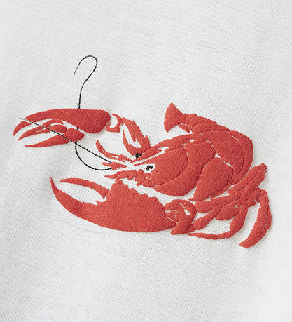 Name It Stuttermabolur - NkmFonnot - Bright White/LOBSTER