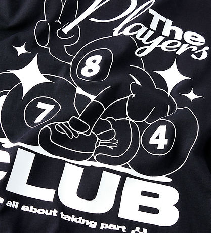 LMTD T-shirt - NlmEight - Black/Club Print