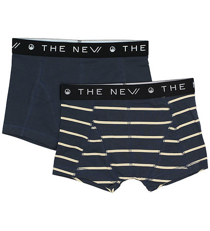 The New Boxershorts - 2er-Pack - Mood Indigo m. Streifen