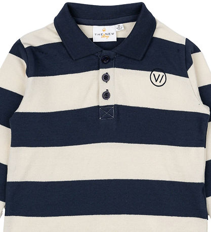 The New Siblings Pikétröja - TnstNixon - Mood Indigo Striped