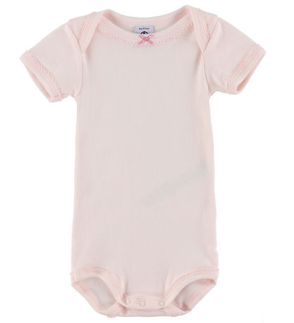 Petit Bateau Samfella c/o - 3 Pakki - Bleikt/Hvítt M. Hjörtu