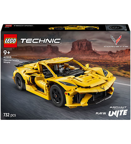 LEGO® Technic - Chevrolet Corvette Stingray 42205 - 732 Partar