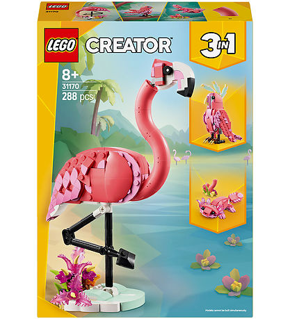 LEGO® Creator - Wild animals: Pink flamingo 31170 - 288 Parts
