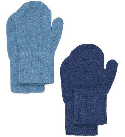 CeLaVi Fäustlinge - Wolle/Nylon - Strick - 2er-Pack - Ozeanien