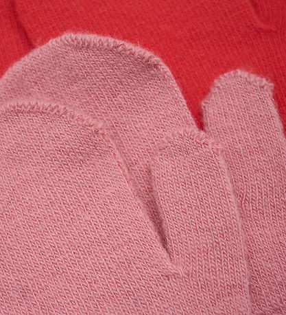 CeLaVi Fäustlinge - Wolle/Nylon - Strick - 2er-Pack - Cayenne