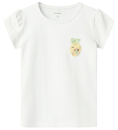 Name It Stuttermabolur - NmfFerdorar - Bright White