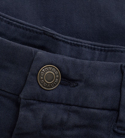 Minymo Trousers - Twill - Blue Nights