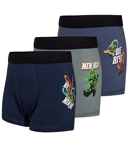 LEGO® Ninjago Boxers - LWAgan - 3-Pack - Dark Navy