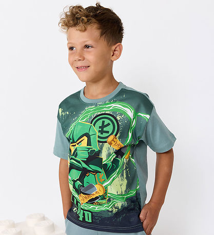 LEGO® Ninjago Stuttermabolur - LWTaffy - Light Green