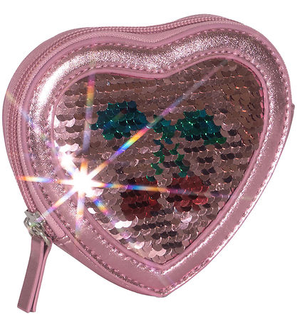 Konges Sløjd Wallet - Tut Heart Sequin - Rose