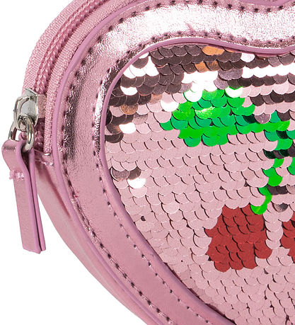 Konges Sløjd Wallet - Tut Heart Sequin - Rose