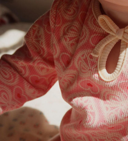 Konges Sløjd Bodysuit l/s - Rib - Ella - Lacy Rose