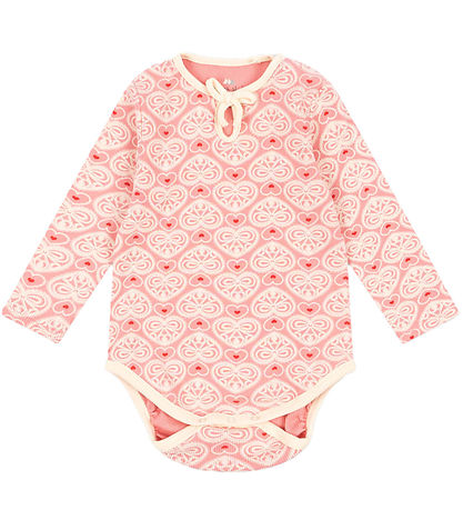 Konges Sløjd Bodysuit l/s - Rib - Ella - Lacy Rose