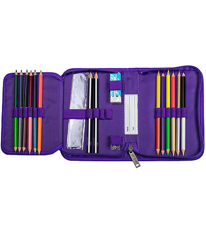 Jeva Pencil Case w. Contents - Onezip - Unicorn