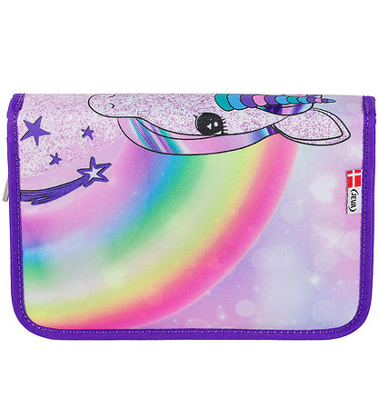 Jeva Pencil Case w. Contents - Onezip - Unicorn