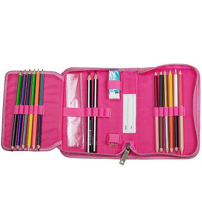 Jeva Pencil Case w. Contents - Onezip - Supernova