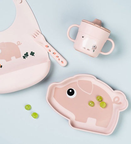 Done by Deer Silicone Stick Duck Stay Plate - Pigee - Powder