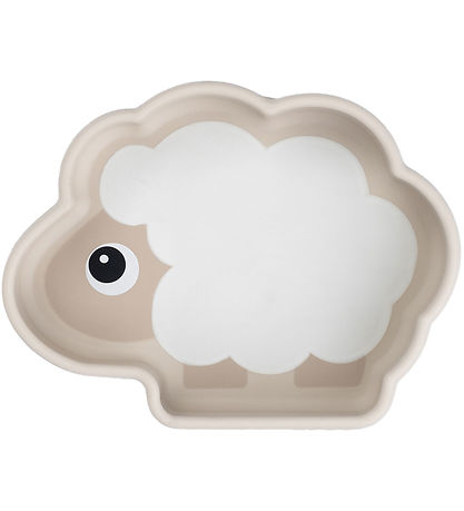 Done by Deer Silicone Stick Duck Stay Bowl - Sheepy - Sand