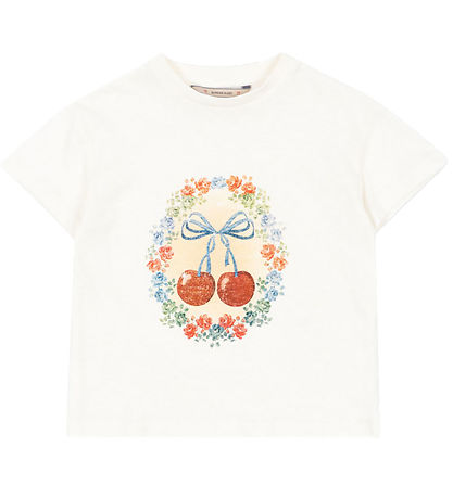 Konges Sløjd Stuttermabolur - Era - Cherry Bow