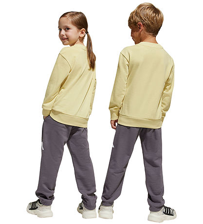 adidas Performance Sweat Set - Powder Yellow/White
