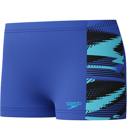 Speedo Swim Trunks - HyperBoom Panel - Blue w. Print